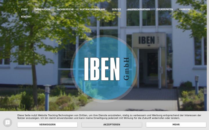 Screenshot of labor-iben.de