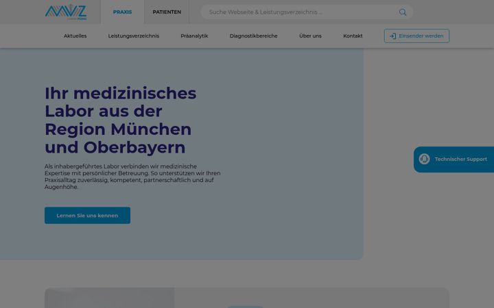 Screenshot of labor-poing.de