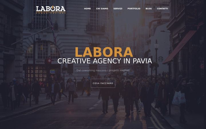 Screenshot of laboracomunicazione.it