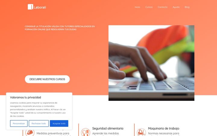 Screenshot of laborali.es