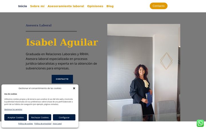 Screenshot of laboralistasmalaga.es