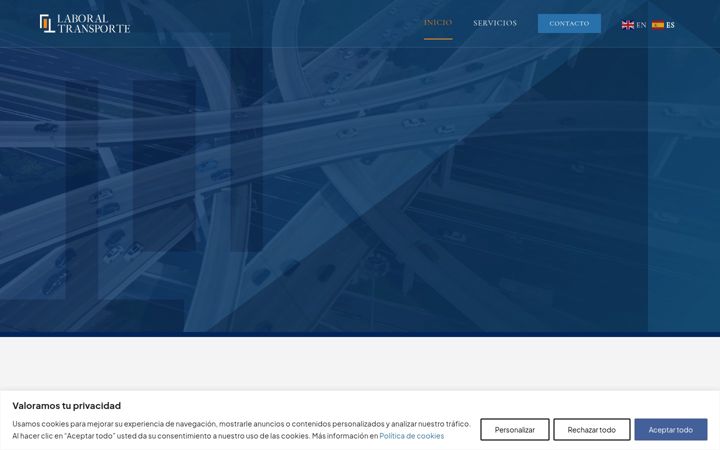 Screenshot of laboraltransporte.com