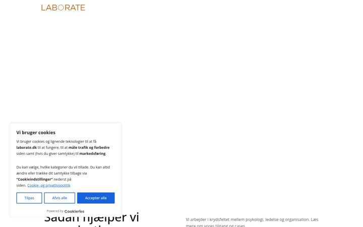 Screenshot of laborate.dk