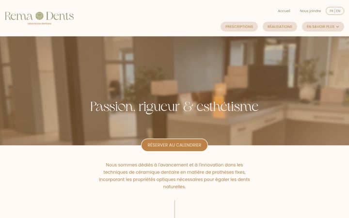Screenshot of laboratoiredentaire-remadents.com