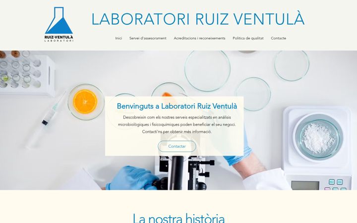 Screenshot of laboratori-bcp.com