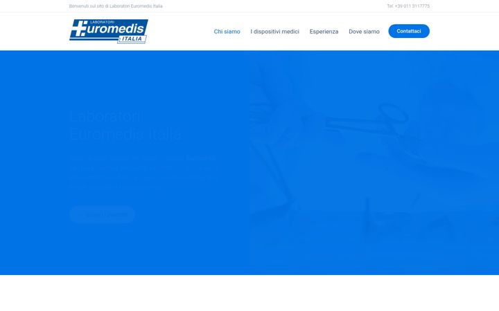 Screenshot of laboratorieuromedis.it