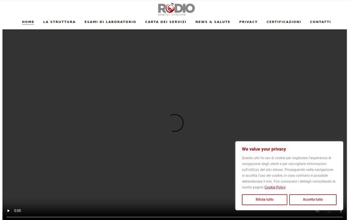 Screenshot of laboratorioanalisirodio.it