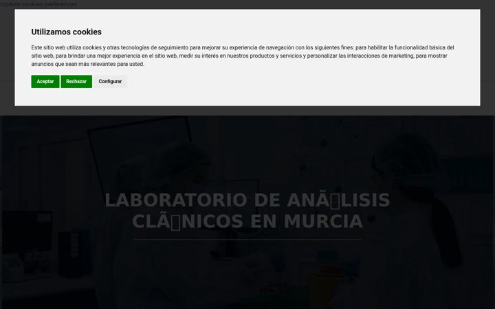 Screenshot of laboratoriocarpeshernandez.com