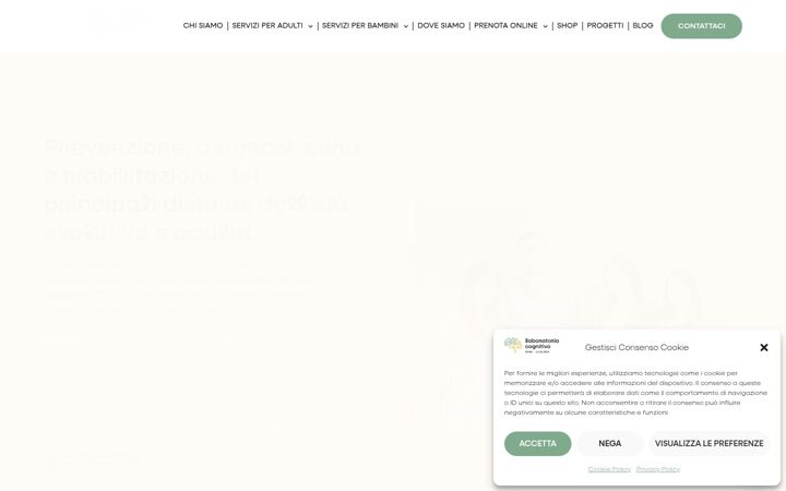 Screenshot of laboratoriocognitivoroma.com