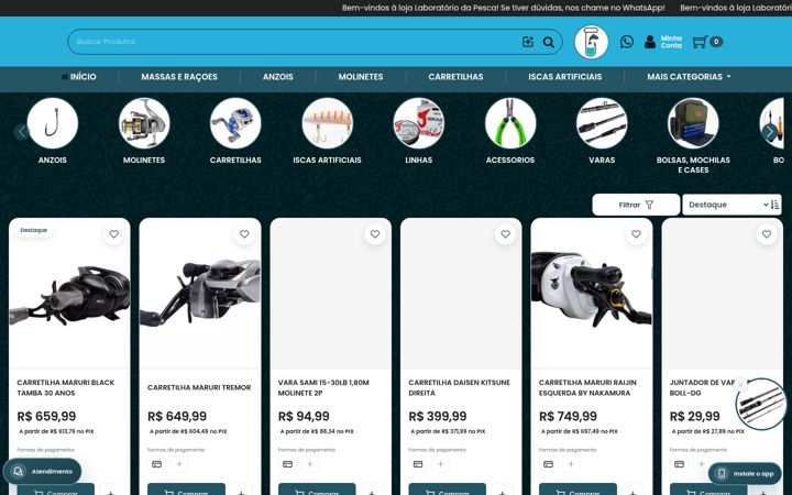 Screenshot of laboratoriodapesca.com.br