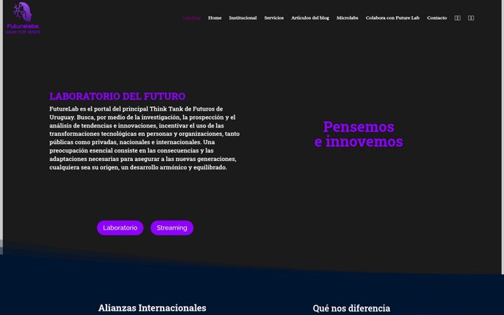 Screenshot of laboratoriodelfuturo.net