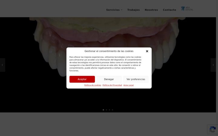 Screenshot of laboratoriodentaleduardolopez.com