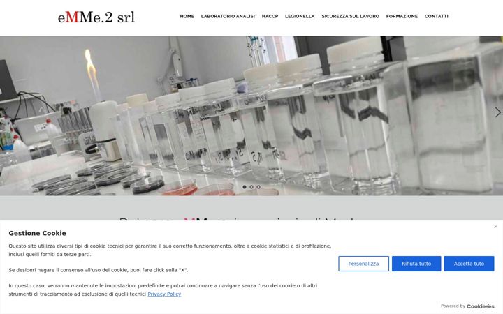 Screenshot of laboratorioemme2.it
