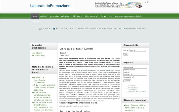 Screenshot of laboratorioformazione.it