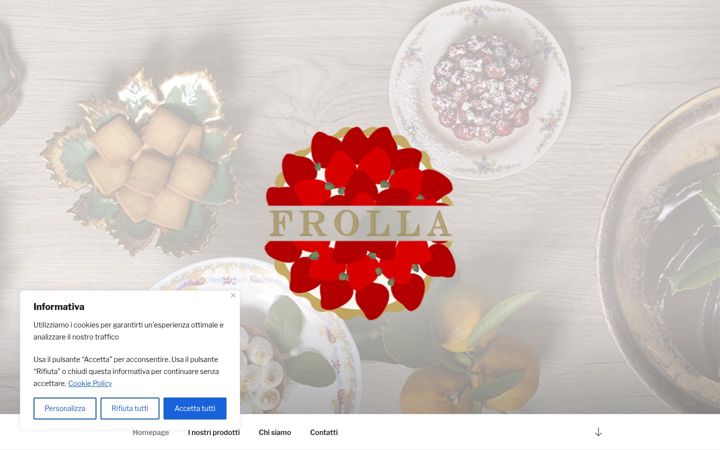 Screenshot of laboratoriofrolla.it