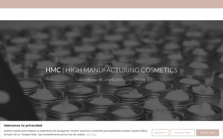 Screenshot of laboratoriohmc.com