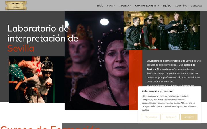 Screenshot of laboratoriointerpretacion.com