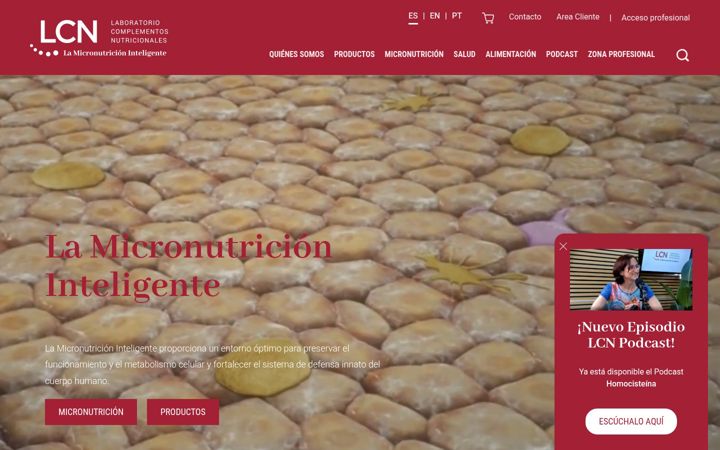 Screenshot of laboratoriolcn.com