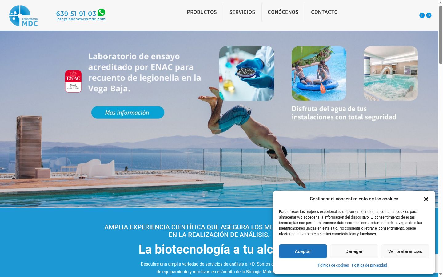 Screenshot tal-banner tal-kunsens muri qabel kwalunkwe interazzjoni