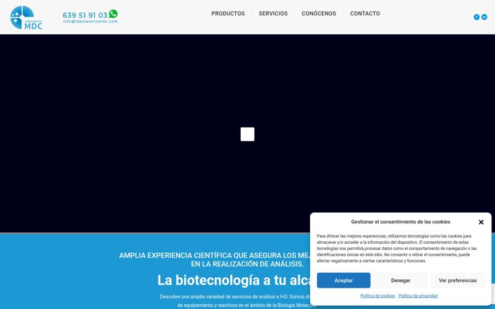 Screenshot of laboratoriomdc.com
