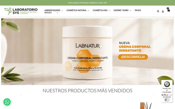 Screenshot of laboratoriosys.es