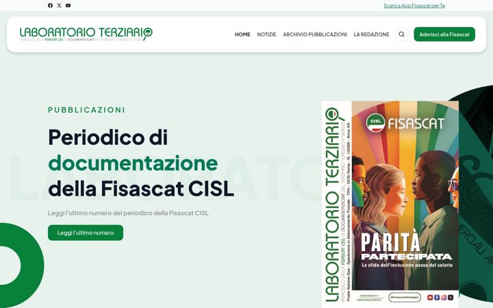 Screenshot of laboratorioterziario.it