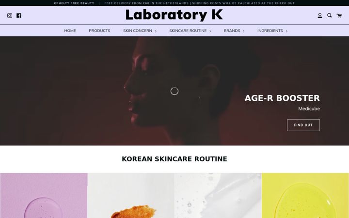 Екранна снимка на laboratory-k.com