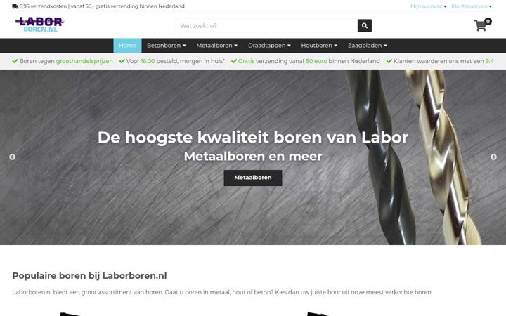 Screenshot of laborboren.nl