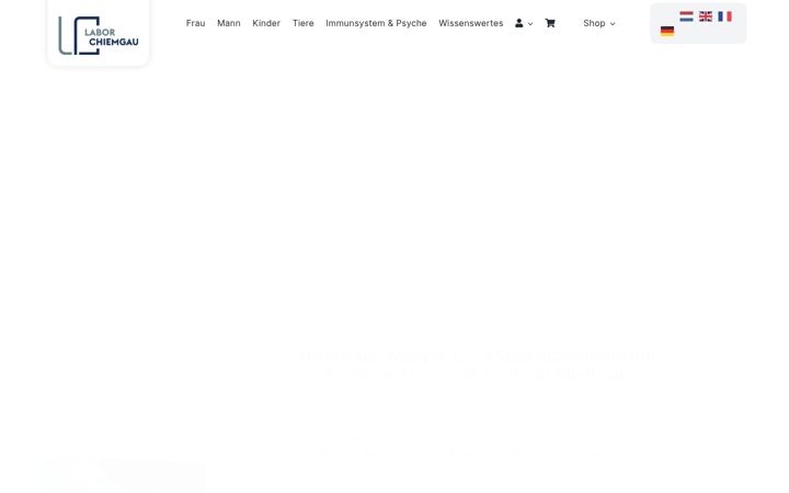 Screenshot of laborchiemgau.de