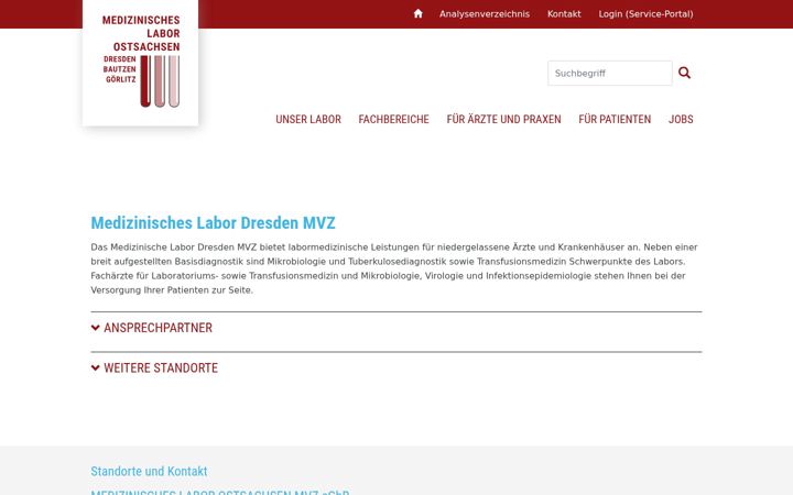 Screenshot of labordresden.de