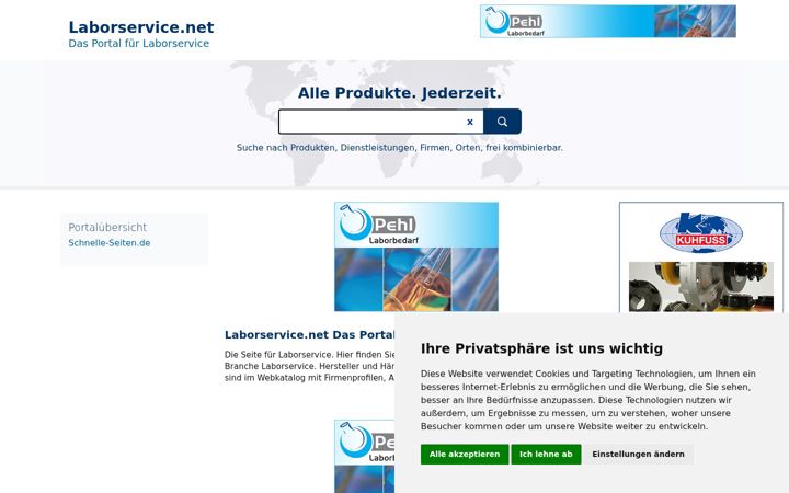 Screenshot of laborservice.net