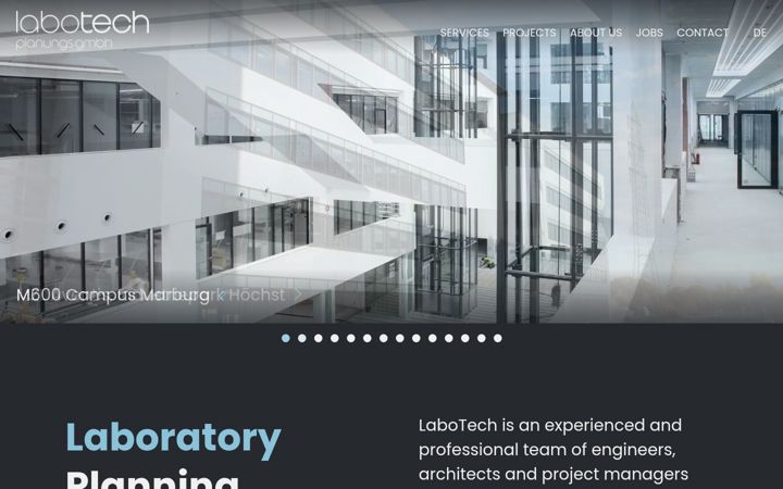 Screenshot of labotech-online.de