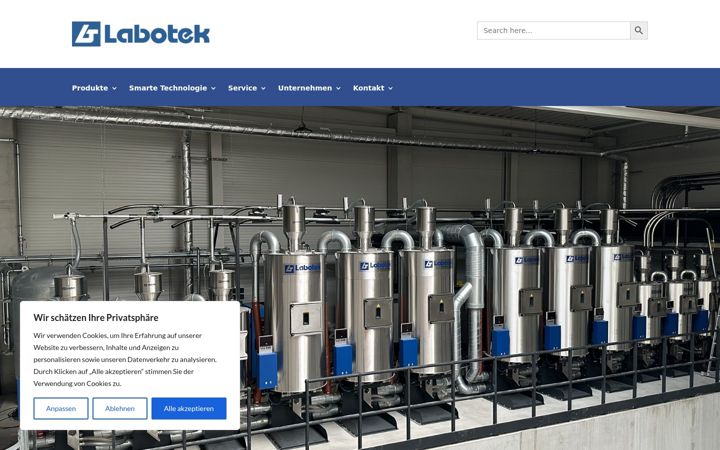 Screenshot of labotek.de
