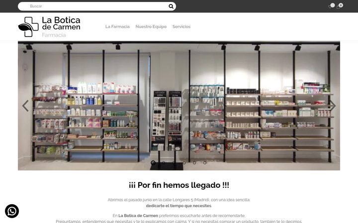 Screenshot of laboticadecarmen.com