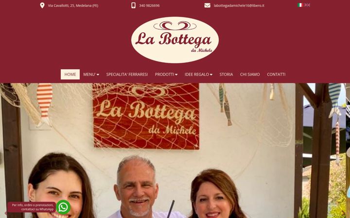 Screenshot of labottegadamichele.it
