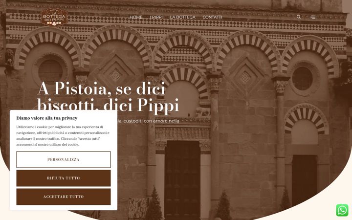 Screenshot of labottegadeipippi.it