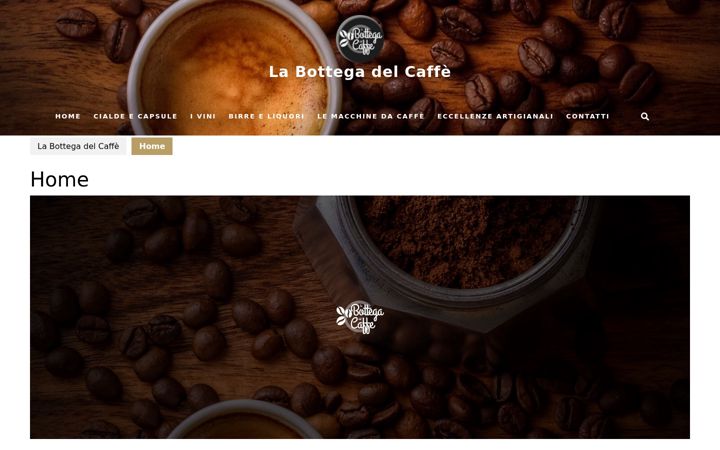 Screenshot of labottegadelcaffefano.it