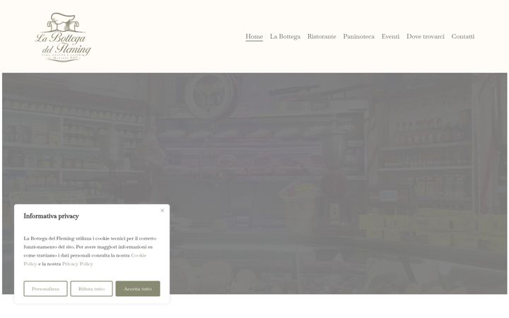 Screenshot of labottegadelfleming.com