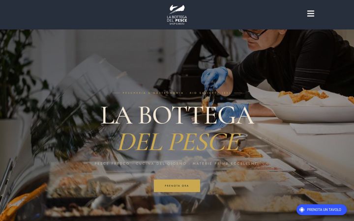 Screenshot of labottegadelpesce.it