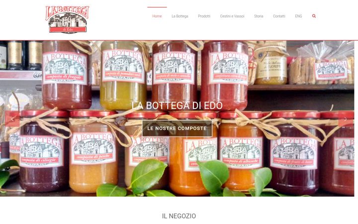 Screenshot of labottegadiedo.com