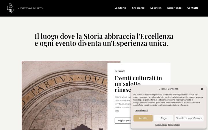 Screenshot of labottegadipalazzo.com