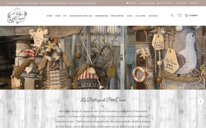 Screenshot of labottegadipetitcoeur.it