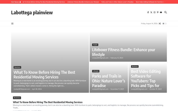 Screenshot of labottegaplainview.com