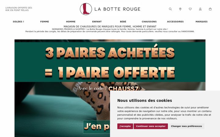 Screenshot of labotterouge.com
