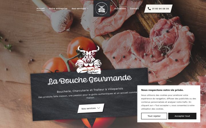 Screenshot of labouchegourmande.fr