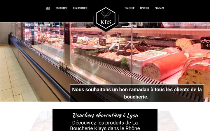 Screenshot of laboucherieklays.fr