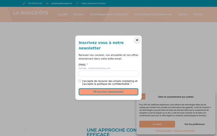 Screenshot of labougeote.be
