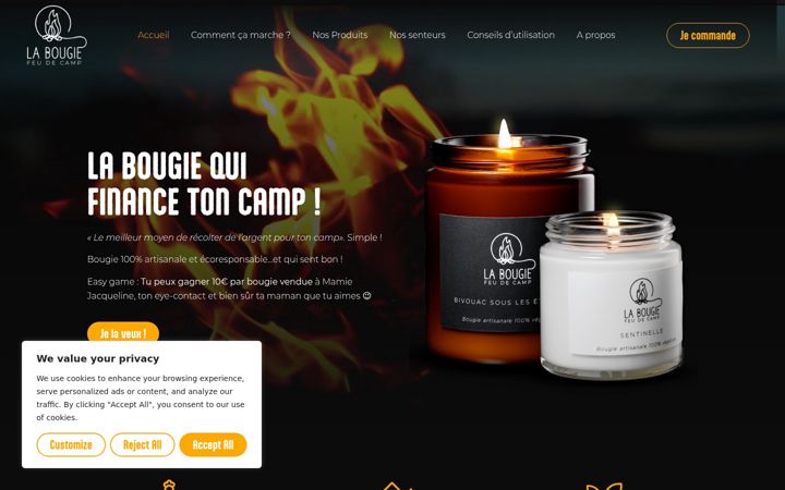 Screenshot of labougiefeudecamp.be