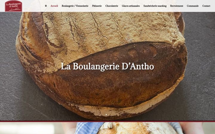 Screenshot of laboulangeriedantho.fr