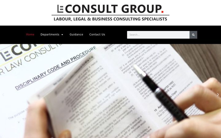 Screenshot of labourexcel.co.za